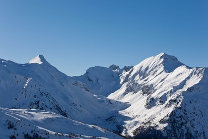 Les Orres, Vallon de Muretier, Le Pouzenc et le Pic Silhourais
