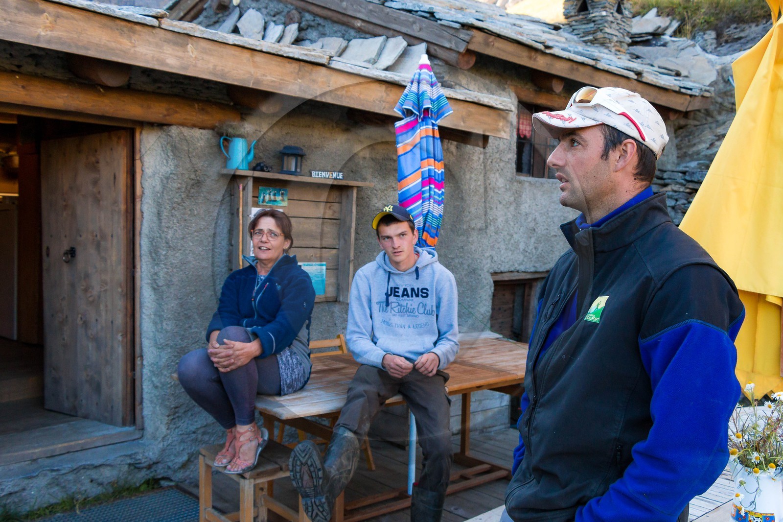 Alpage du Vallon d'en Haut, Sébastien Vincendet , Chantal et Julien
