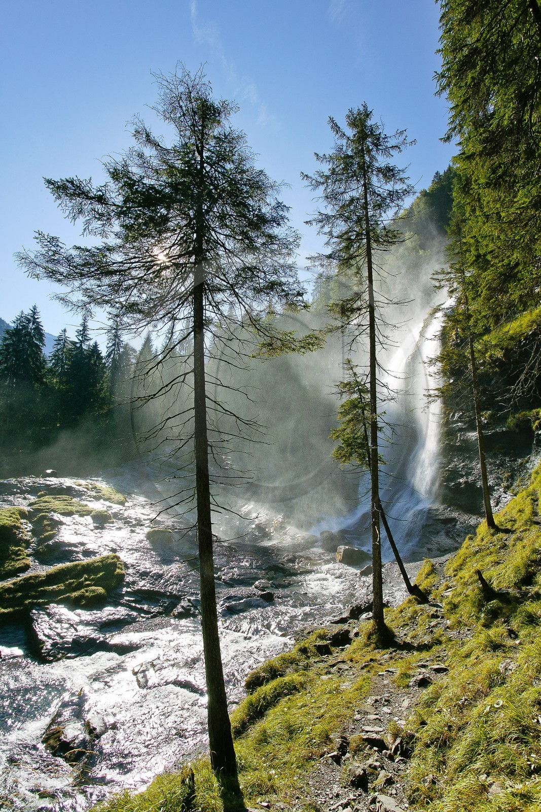 Réserve naturelle de Sixt-Passy, Cascade du Rouget