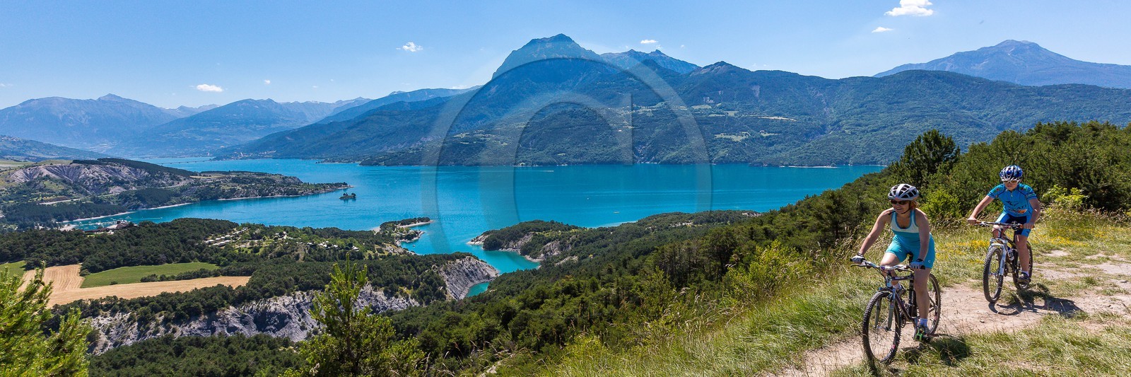 Pays de Serre-Ponçon, Chorges, belvédère des Curattes, vtt