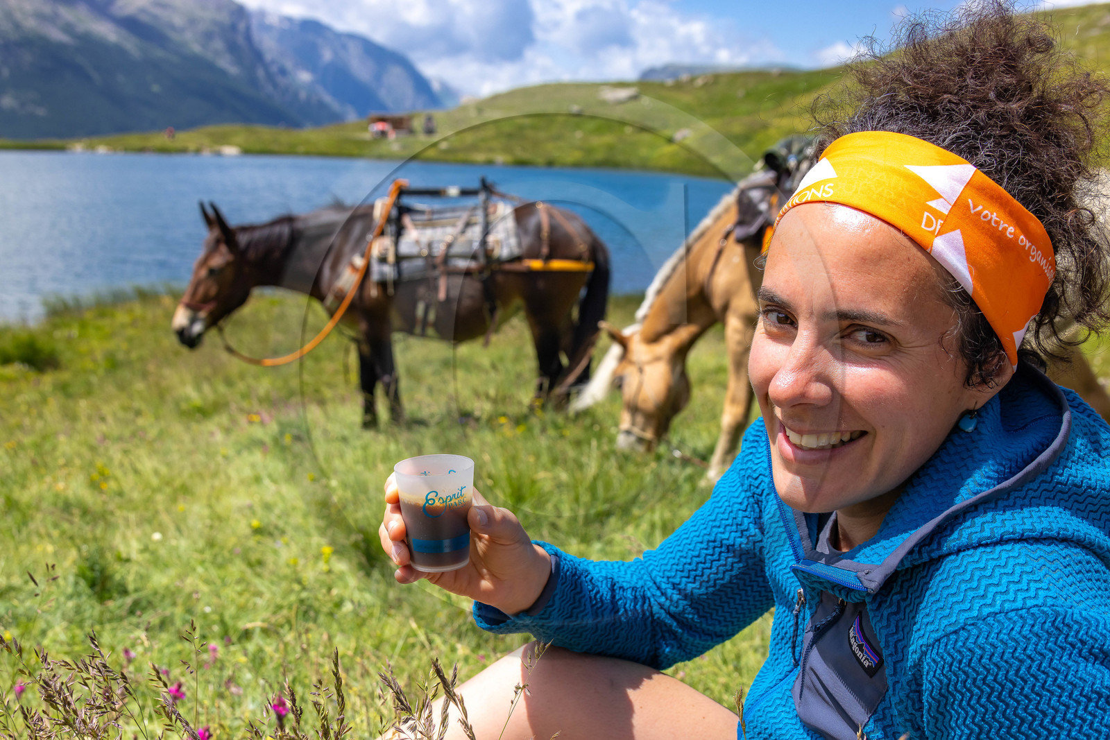 Trek famille avec animaux de bats