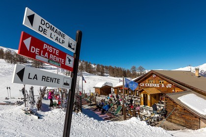 Station de ski Sauze Super-Sauze, restaurant d'altitude La Cabane à Jo