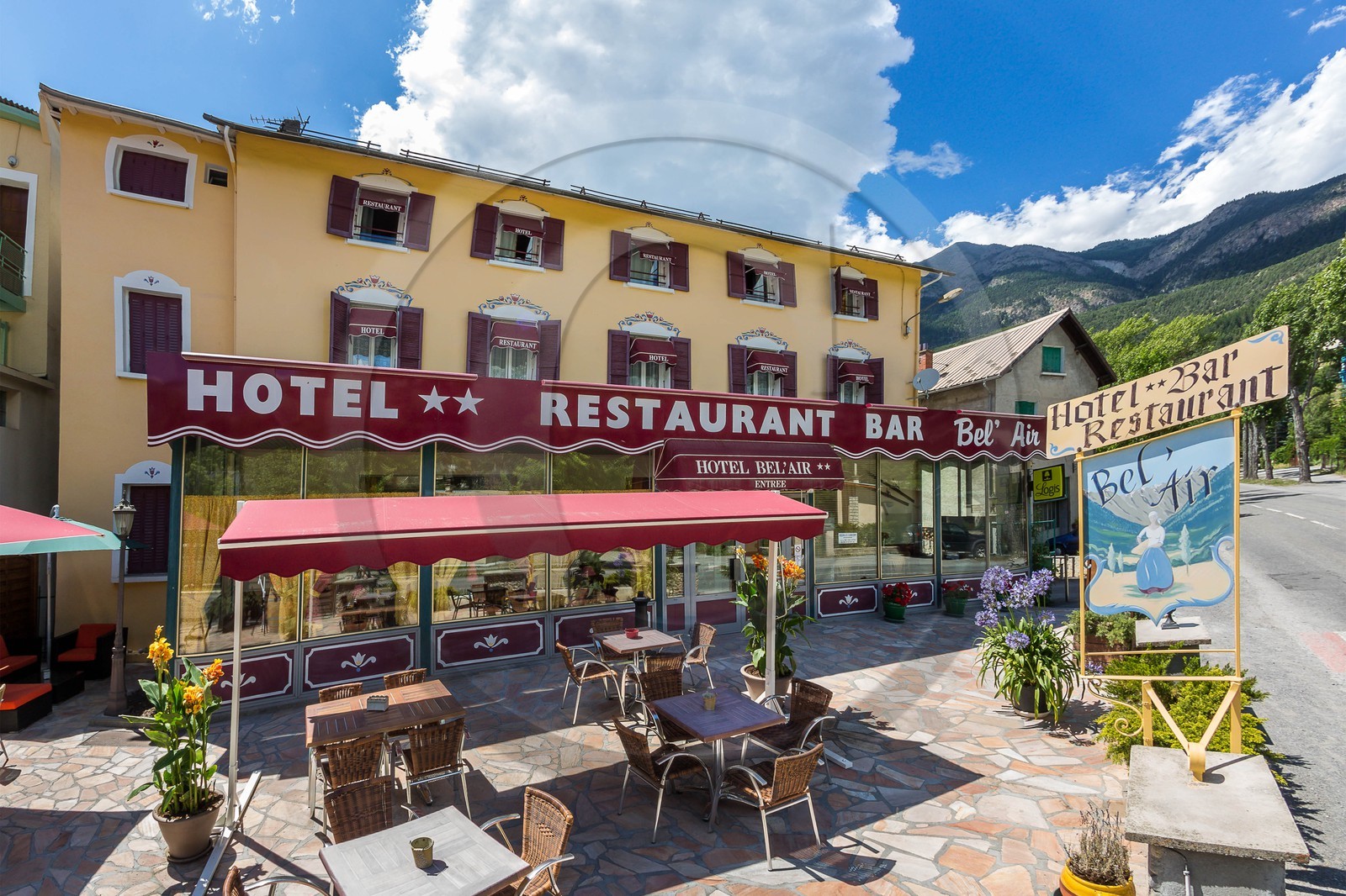 Jausiers, Hôtel Restaurant le Bel'Air