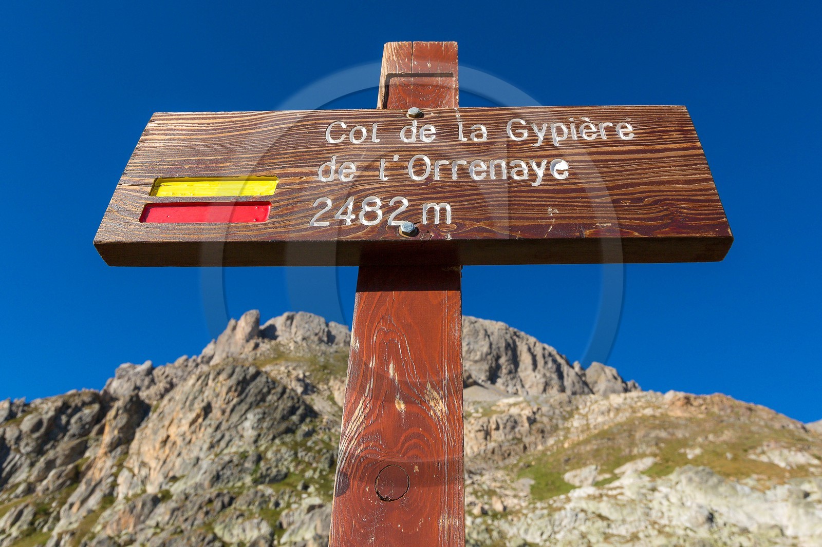 Col de la Gypière de l'Orenaye (2482m)