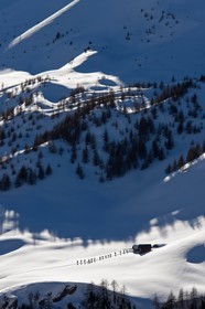 Les Orres, Randonnée raquettes cabane de l'Eyssalette