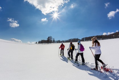 vallée de l'Ubaye, randonnée en raquettes à neige