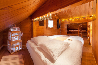 Chalet Carpe Diem, Gîte de France 3 ***, chambre en mezzanine