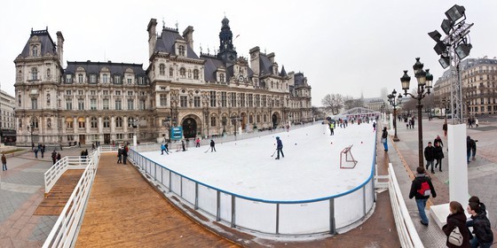 Paris sur glace, parvis de l'Hôtel-de-Ville, saison 2011-2012