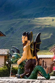 Bessans, fontaine Diable
