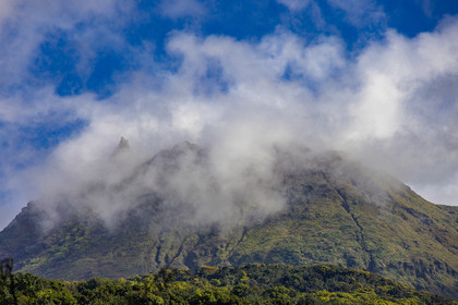 La Soufrière, volcan actif de la Guadeloupe