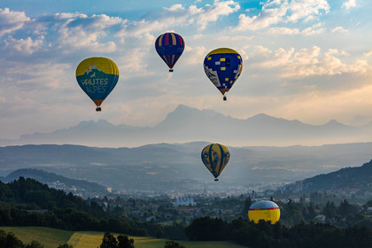 Gap, vol en montgolfière