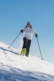 vallée de l'Ubaye, randonnée en raquettes à neige