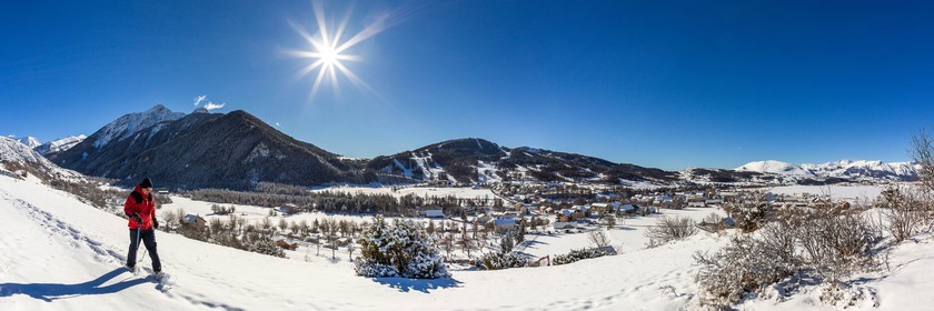 Ancelle, randonnée raquette à neige