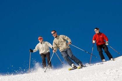Ski piste famille