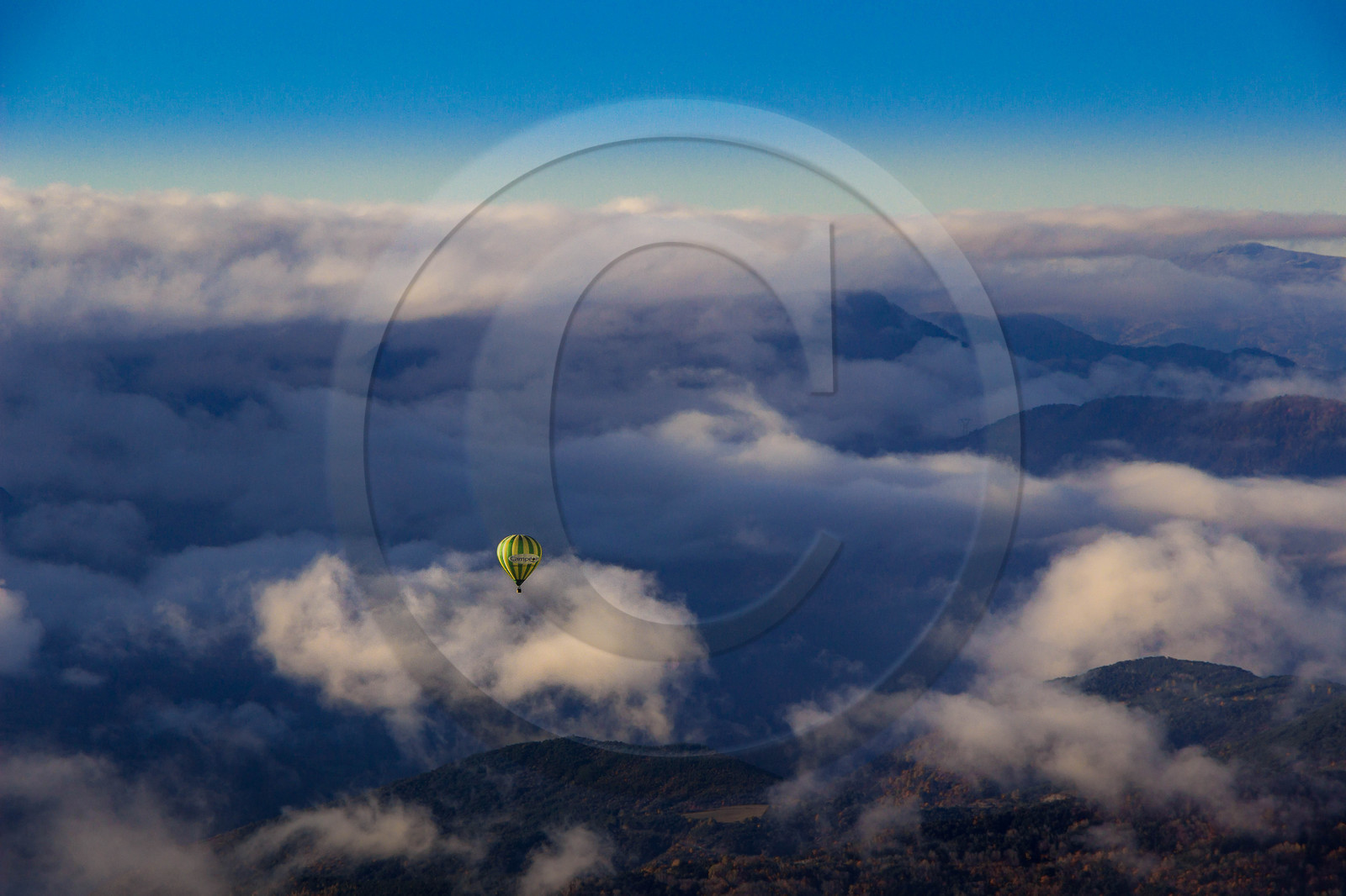 vol en montgolfière
