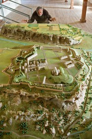 Mont-Dauphin, fortifications Vauban, maquette plan relief
