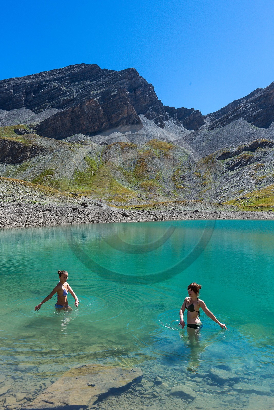 Vallon du lauzanier, Lac Derrière-la-Croix 2428 m