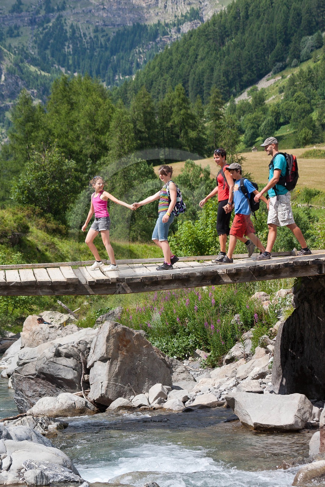 Randonnée famille montagne
