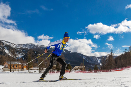 Arvieux, Arnaud Barbesier moniteur de ski nordique