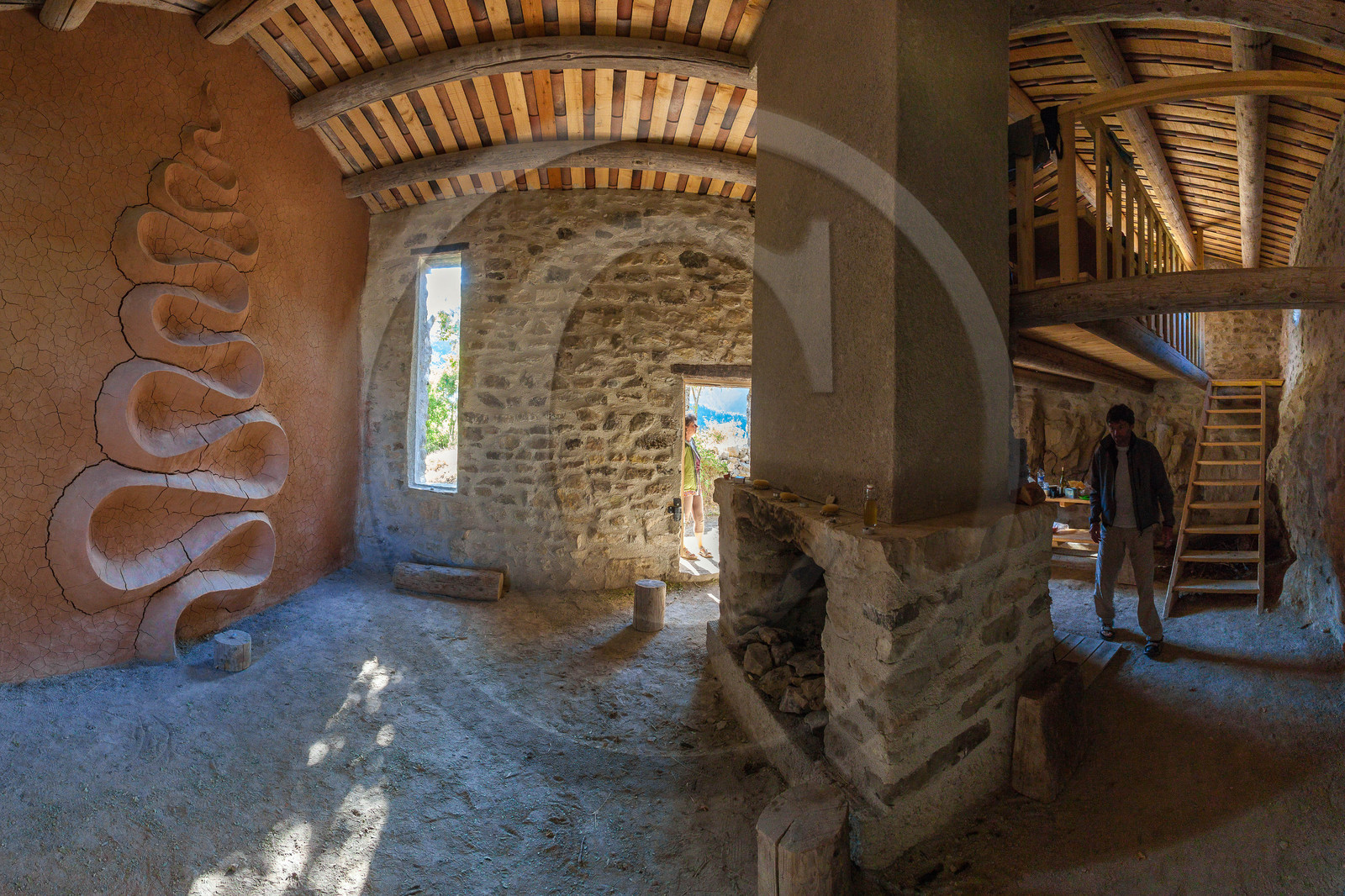 Refuge d'Art Vieil Esclangon d'Andy Goldsworthy