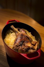 Ferme des Sonnailles, gigot d'agneau à la cocotte
