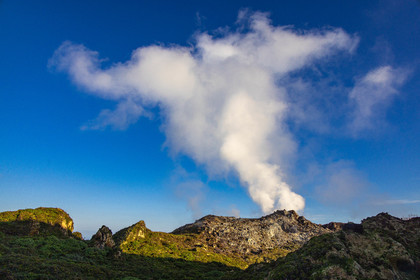 La Soufrière, volcan actif de la Guadeloupe