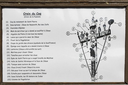 Bessans, croix du Coq, Croix de la Passion