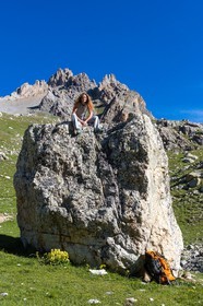 Vallon de l'Orrenaye et le Bec de Lièvre