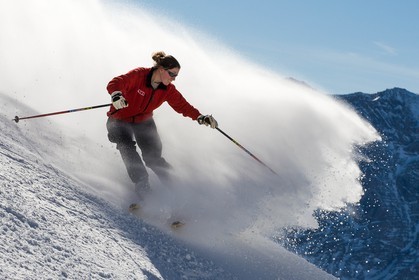 Ski piste famille