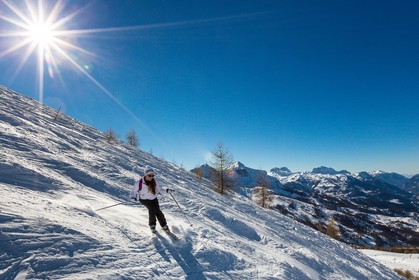 La station de ski Sauze Super-Sauze est une station village située entre 1400 et 2400 m