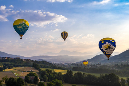 Gap, vol en montgolfière