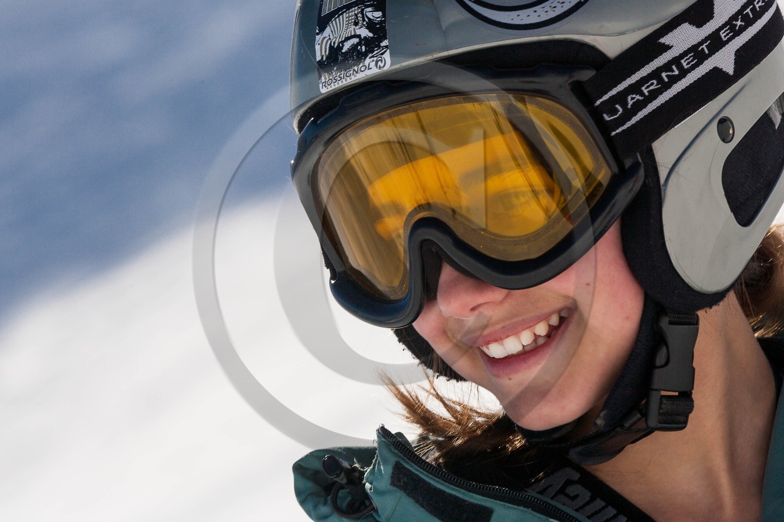 Ski enfant piste de ski