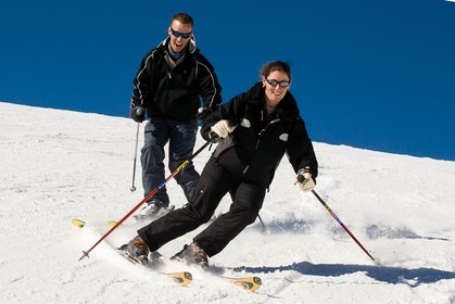 Ski piste famille