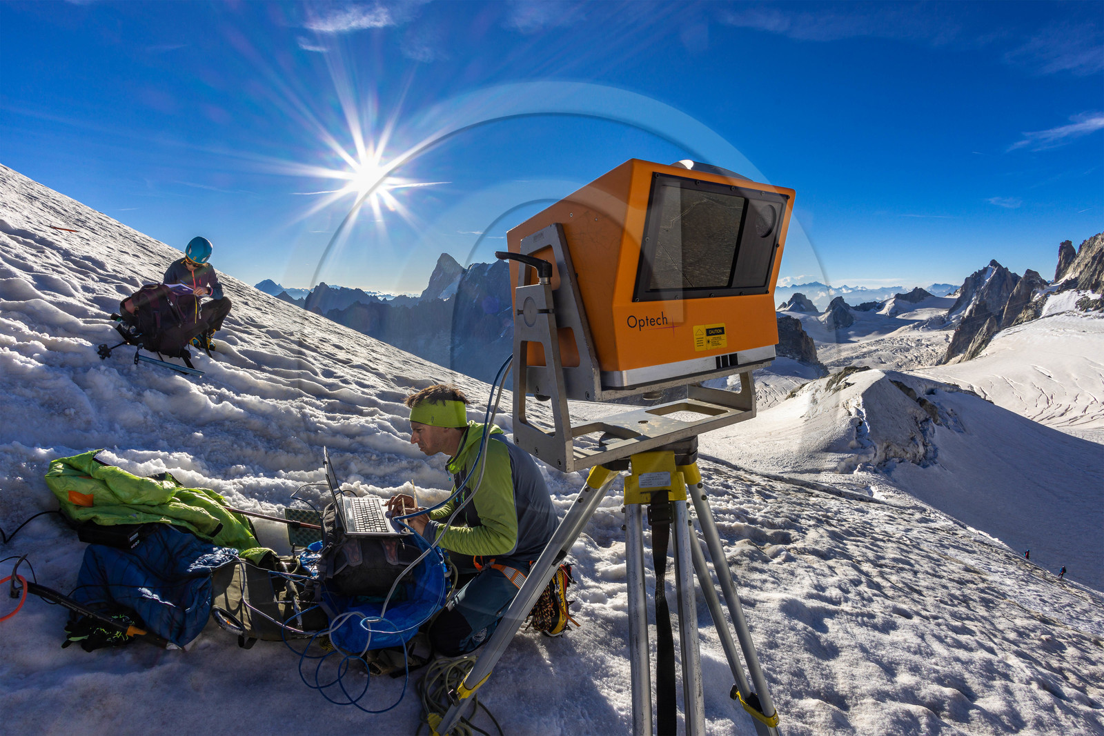 Géomorphologie à l'Aiguille du Midi