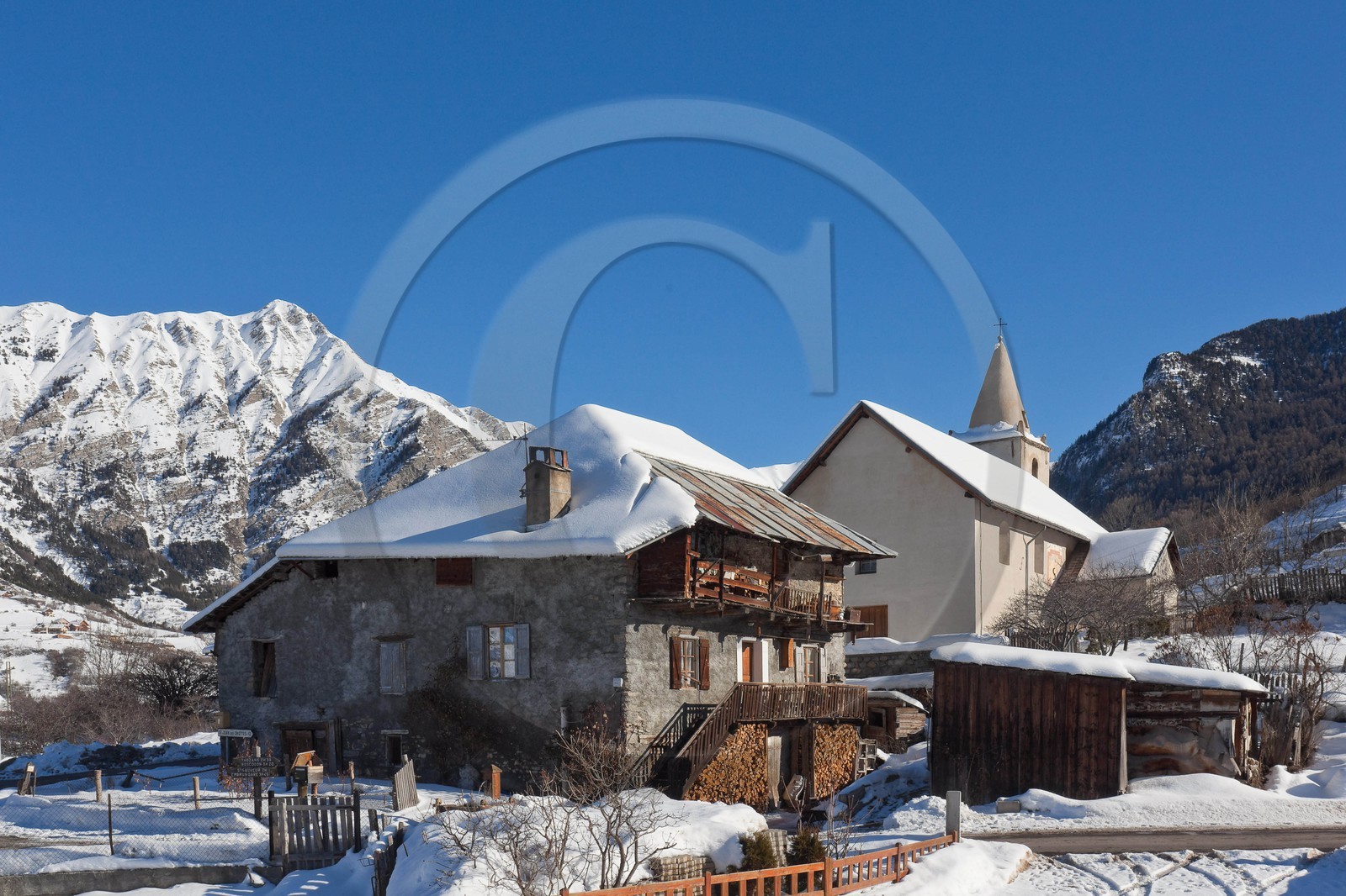 Les Orres, Le Mélezet, église Notre-Dame de la Présentation,