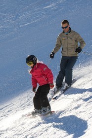 Ski piste famille