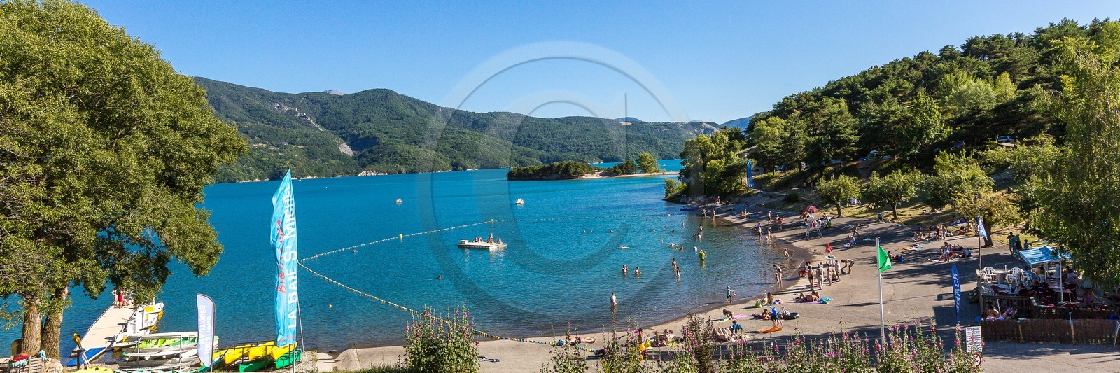 Prunières, plage de la baie Saint-Michel