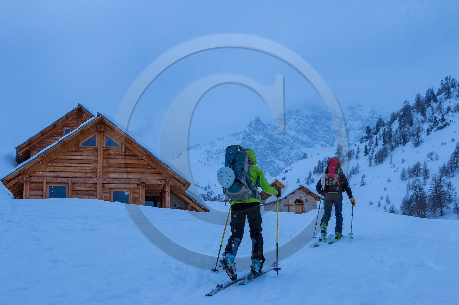Névache, refuge Buffère , départ ski de randonnée