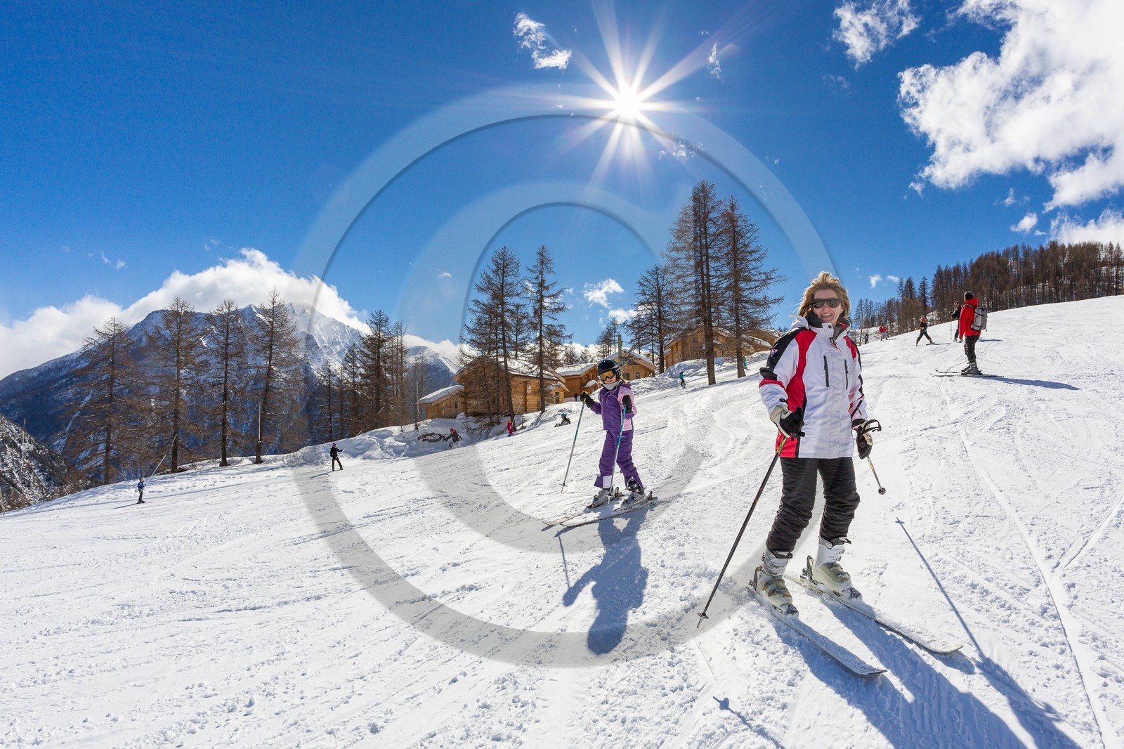 La Condamine-Châtelard, station de ski Saint-Anne La Condamine, ski famille
