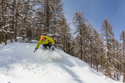 Crévoux, surf des neige, snowboard