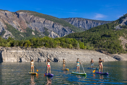 Yoga sur paddle, Serre-Ponçon Aloha