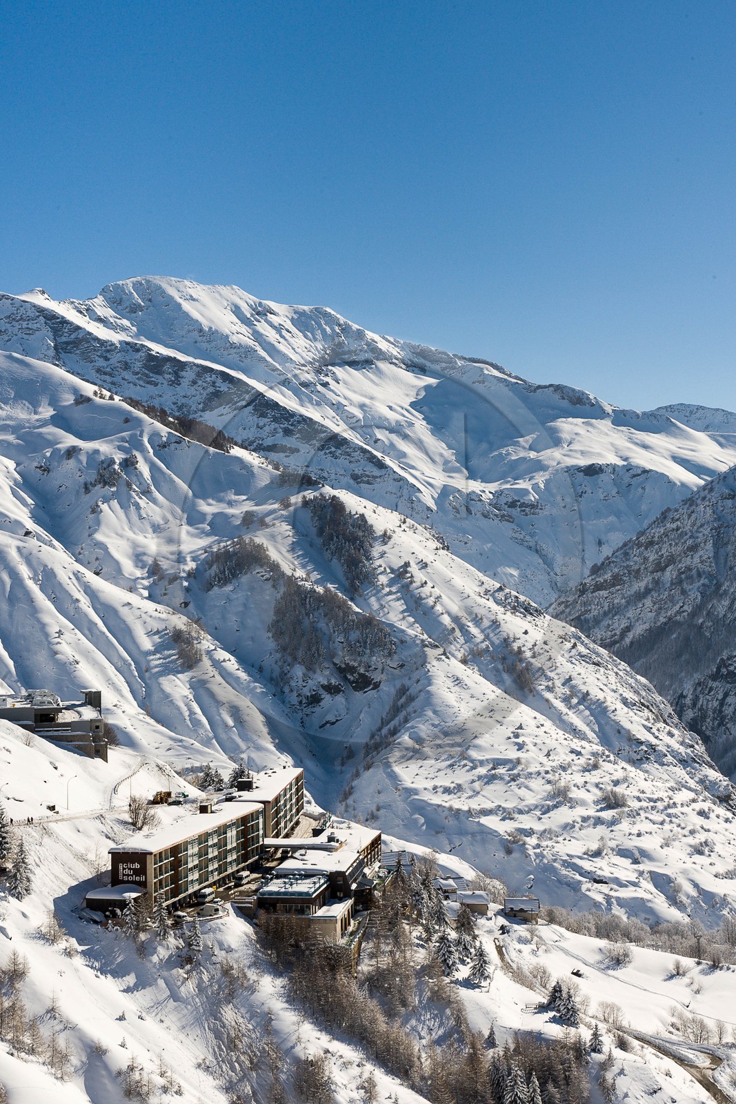 Station de ski d'Orcières 1850, village Club du Soleil