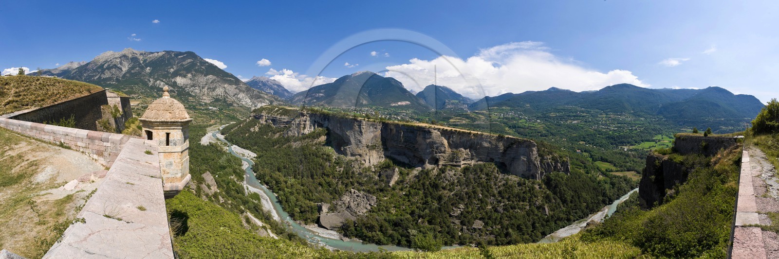Mont-Dauphin, fortifications Vauban, échauguette