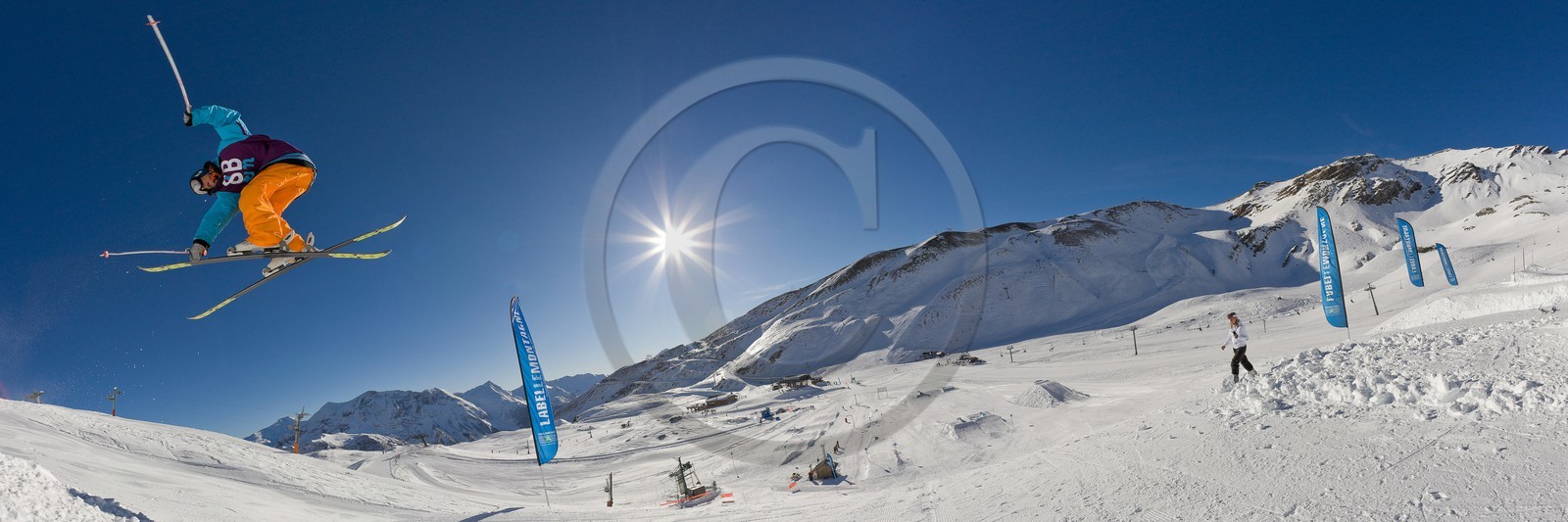 Ski snowpark
