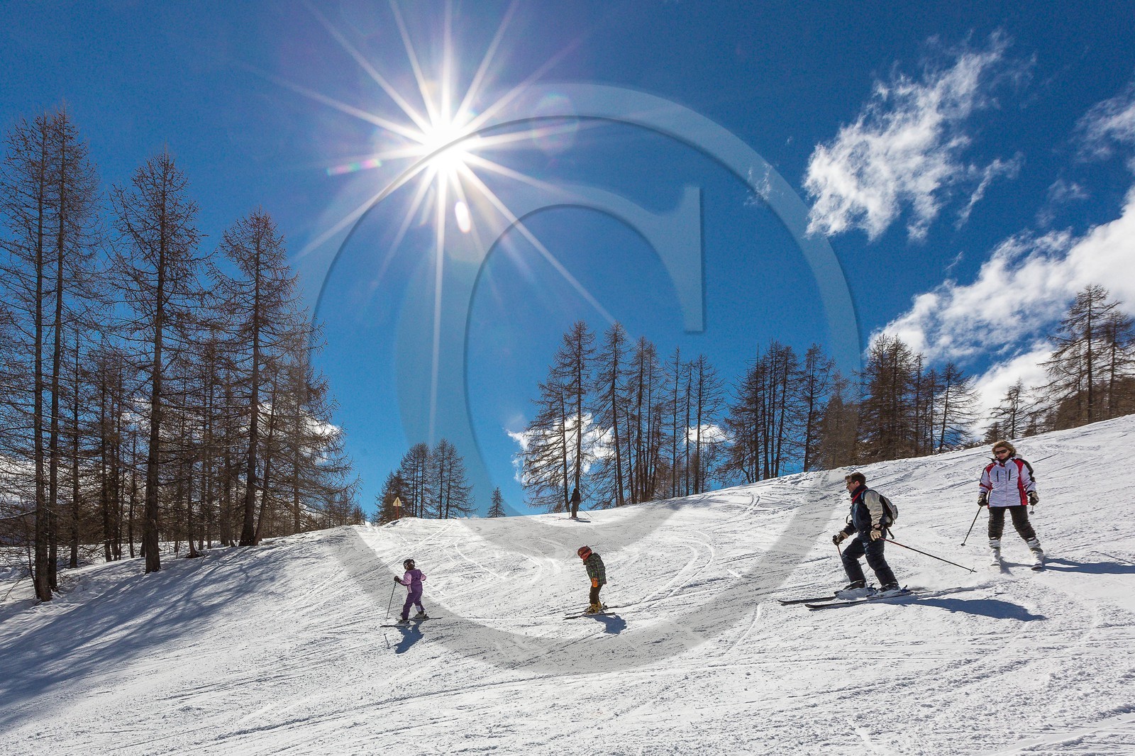 La Condamine-Châtelard, station de ski Saint-Anne La Condamine, ski famille
