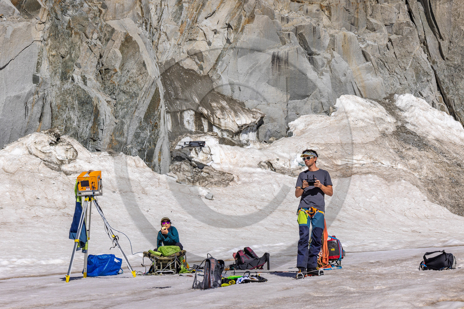 Géomorphologie à l'Aiguille du Midi