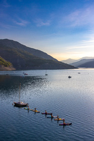 Yoga sur paddle, Serre-Ponçon Aloha