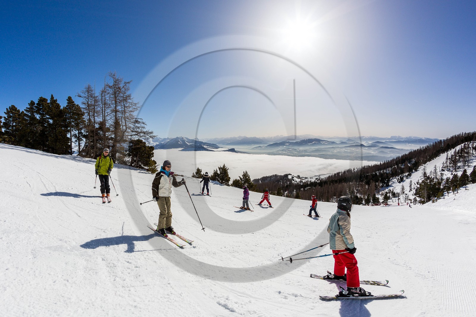 vallée du Champsaur, station de ski de Laye-en-Champsaur