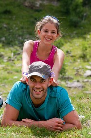 Randonnée famille montagne