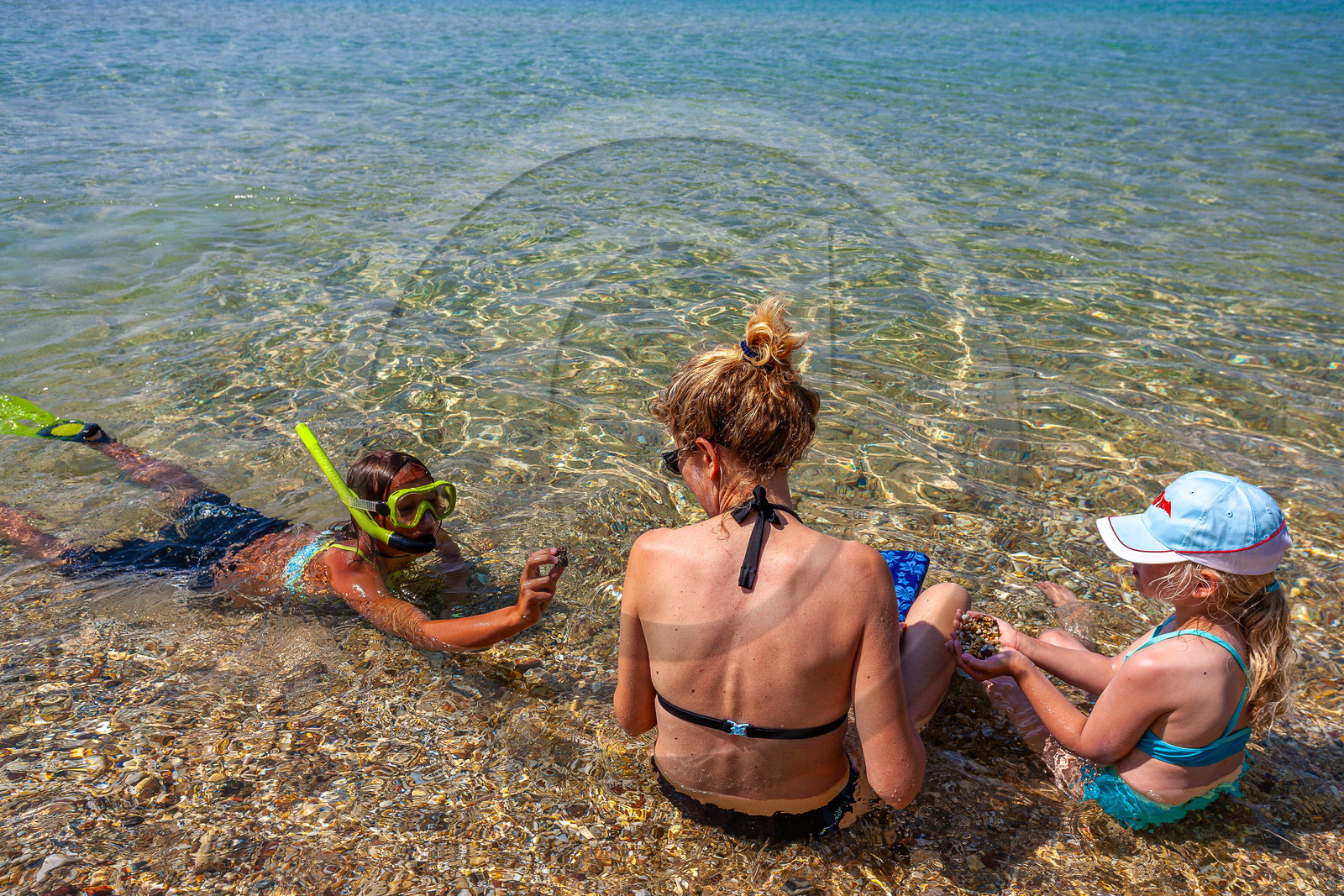 Parc national de Port-Cros, découverte sous-marine,masque, palmes et tuba